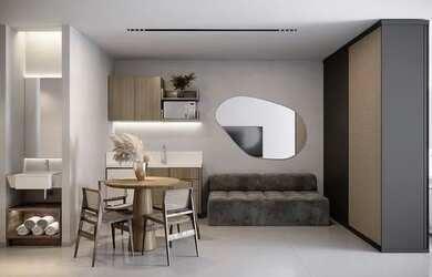 Imagem 2: Apto Resort Porto Alto. 37m² de Área, 1 Vaga na garageme1 Dormitório