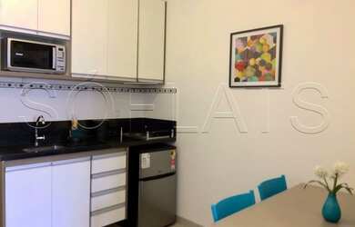 Imagem: O studio possui 1 Dormitório, 1 Banheiro, 1 Vaga na garagem