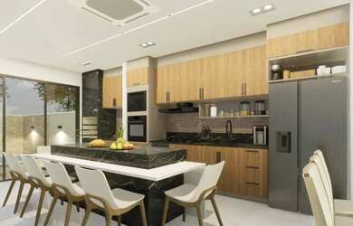 Imagem 6: 1. Mansão Duplex de Alto Luxo no Condomínio Mosaico 4 Suítes Piscina...