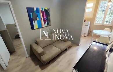 Imagem: O apartamento possui 1 Dormitório, 1 Banheiro, 35m² de Área