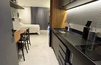 Imagem 9: Flat mobiliado na praia. Piscina, Churrasqueira, Imóvel mobiliadoeAr-condicionado