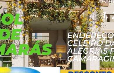 Imagem: O apartamento possui 2 Dormitórios, 1 Banheiro, 1 Vaga na garagem