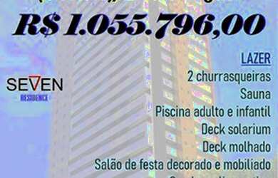 Imagem: O apartamento possui 3 Dormitórios, 4 Banheiros, 2 Vagas na