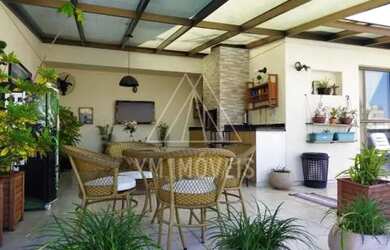 Imagem: O apartamento na cobertura possui 3 Dormitórios, 3 Banheiros