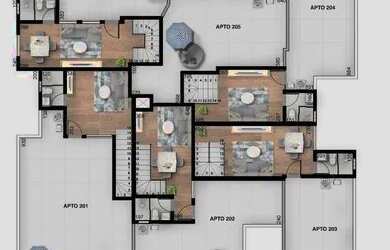 Imagem 6: Apartamento Garden com 2 quartos à venda, 60 m² por R$ 280.000 - Xangri-Lá...