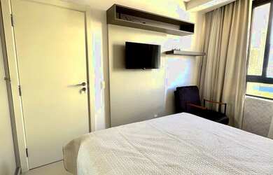 Imagem 7: 1 dorm Mobiliado, equipado e climatizado - área de lazer completa