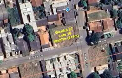 Imagem: O terreno possui 513m² de Área e está localizado em Setor