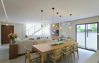 Imagem: A casa possui 3 Dormitórios, 4 Banheiros, 4 Vagas na garagem