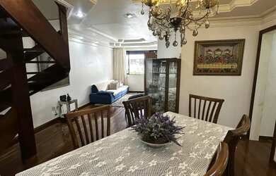 Imagem: O apartamento na cobertura possui 4 Dormitórios, 3 Banheiros