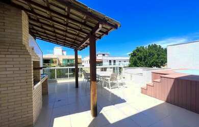 Imagem: O apartamento na cobertura possui 3 Dormitórios, 5 Banheiros