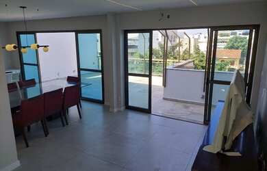 Imagem: O apartamento na cobertura possui 4 Dormitórios, 3 Banheiros