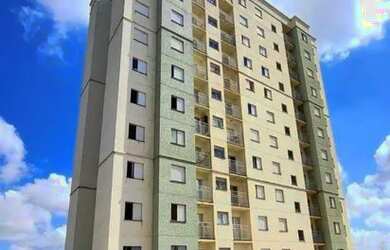 Imagem: O apartamento possui 2 Dormitórios, 1 Banheiro, 1 Vaga na garagem