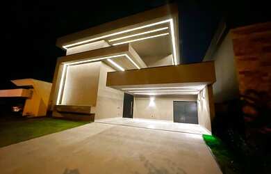 Imagem: A casa em condomínio possui 4 Dormitórios, 5 Banheiros, 4