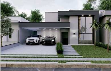 Imagem: A casa em condomínio possui 3 Dormitórios, 1 Banheiro, 4 Vagas