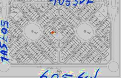 Imagem: O terreno possui 180m² de Área e está localizado em Plano