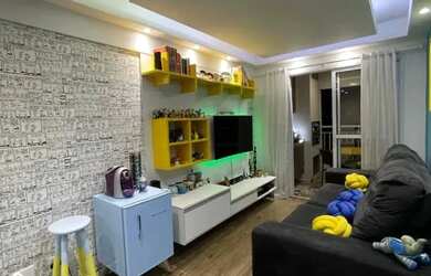 Imagem: O apartamento possui 2 Dormitórios, 2 Banheiros, 1 Vaga na