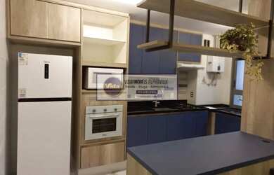 Imagem: O apartamento possui 2 Dormitórios, 3 Banheiros, 2 Vagas na