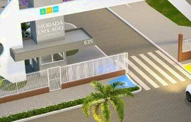 Imagem: A casa em condomínio possui 3 Dormitórios, 1 Banheiro, 2 Vagas