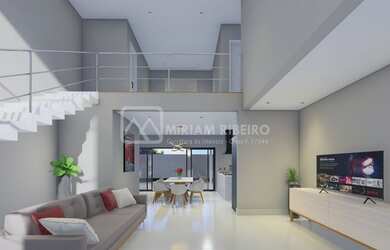 Imagem: A casa em condomínio possui 3 Dormitórios, 4 Banheiros, 2