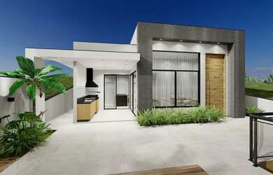 Imagem 5: Casa térrea na planta no condomínio Serras de Atibaia II