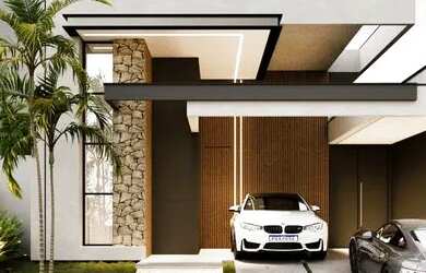 Imagem: A casa em condomínio possui 3 Dormitórios, 4 Banheiros, 2