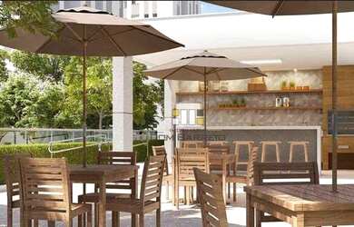 Imagem: O apartamento possui 2 Dormitórios, 1 Banheiro, 1 Vaga na garagem