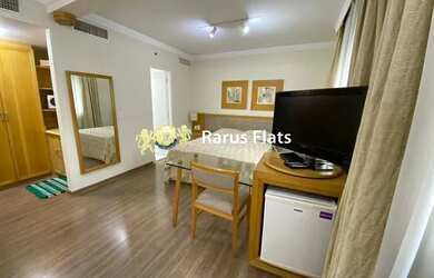 Imagem: O studio possui 1 Dormitório, 1 Banheiro, 1 Vaga na garagem