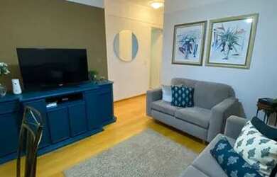 Imagem: O apartamento possui 2 Dormitórios, 1 Banheiro, 1 Vaga na garagem