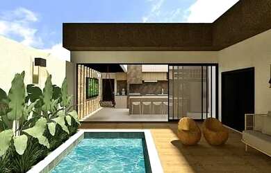 Imagem: A casa em condomínio possui 3 Dormitórios, 5 Banheiros, 4