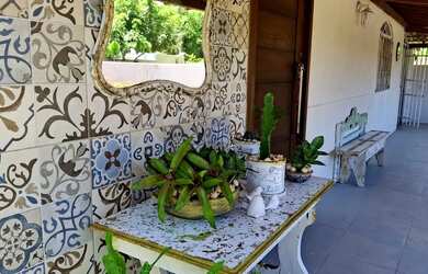 Imagem 7: Casa na ilha. Piscina, Churrasqueira, Imóvel mobiliadoeAr-condicionado