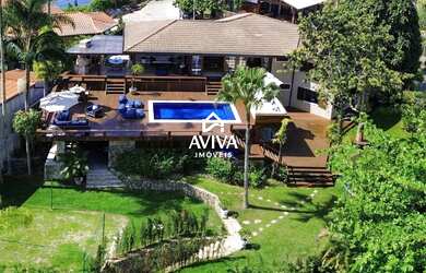 Imagem: A casa em condomínio possui 5 Dormitórios, 5 Banheiros, 4