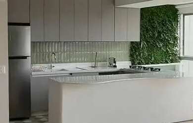 Imagem: O apartamento possui 2 Dormitórios, 1 Banheiro, 2 Vagas na