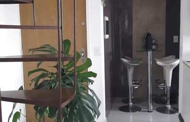 Imagem: O apartamento na cobertura possui 2 Dormitórios, 1 Banheiro