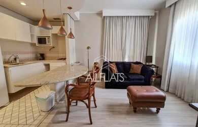 Imagem: O studio possui 1 Dormitório, 1 Banheiro, 1 Vaga na garagem