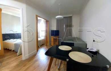 Imagem: O studio para alugar possui 1 Dormitório, 1 Banheiro, 1 Vaga