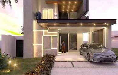 Imagem: A casa em condomínio possui 3 Dormitórios, 4 Banheiros, 4