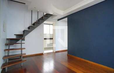 Imagem: O apartamento na cobertura possui 2 Dormitórios, 2 Banheiros