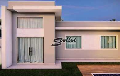 Imagem: A casa possui 3 Dormitórios, 2 Banheiros, 2 Vagas na garagem