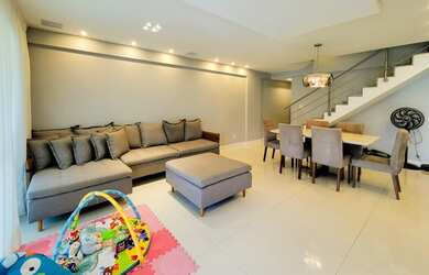 Imagem: O apartamento na cobertura possui 4 Dormitórios, 4 Banheiros