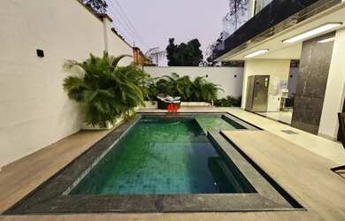 Imagem 7: Casa Mobiliada no Alphaville 4 com 4 suítes + Escritório Espaço gourmet com churrasqu e Pi