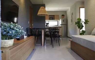 Imagem: O apartamento possui 2 Dormitórios, 1 Banheiro, 1 Vaga na garagem