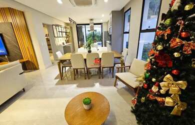 Imagem 12: Casa Mobiliada no Alphaville 4 com 4 suítes + Escritório Espaço gourmet com churrasqu e Pi