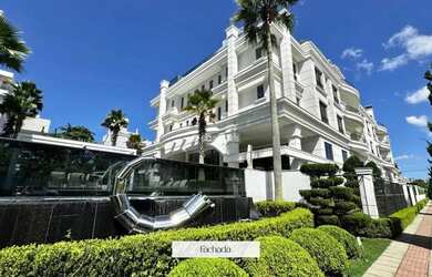 Imagem: O apartamento na cobertura possui 4 Dormitórios, 4 Banheiros