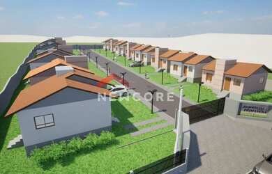 Imagem: A casa possui 2 Dormitórios, 1 Banheiro, 2 Vagas na garagem