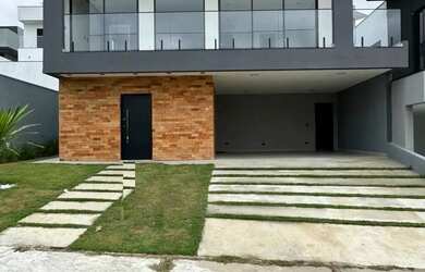 Imagem: A casa em condomínio possui 3 Dormitórios, 4 Banheiros, 4