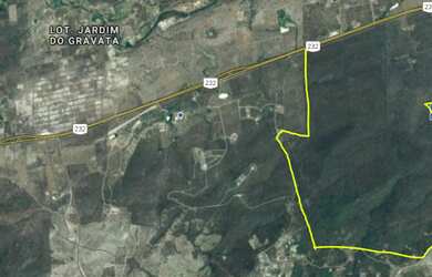 Imagem: O terreno possui 367.000m² de Área e está localizado em