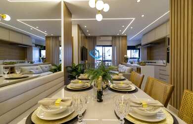 Imagem: O apartamento possui 2 Dormitórios, 3 Banheiros, 1 Vaga na