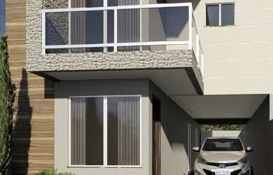 Imagem: A casa possui 3 Dormitórios, 2 Banheiros, 4 Vagas na garagem