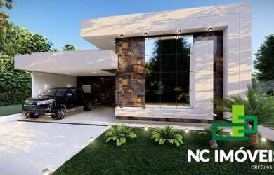 Imagem: A casa em condomínio possui 4 Dormitórios, 5 Banheiros, 2