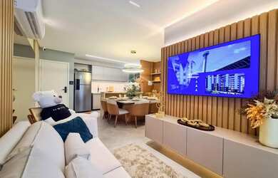 Imagem: O apartamento possui 3 Dormitórios, 1 Banheiro, 2 Vagas na